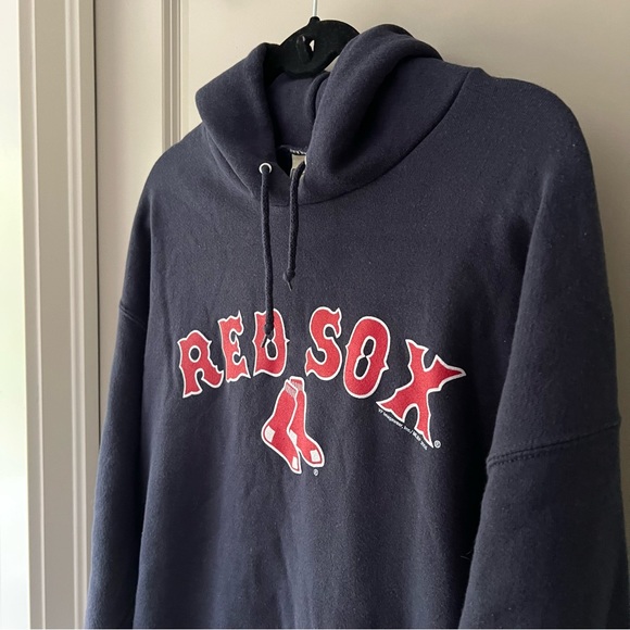 Lee vintage Red Sox printed hoodie, in navy size XL unisex - Picture 10 of 12